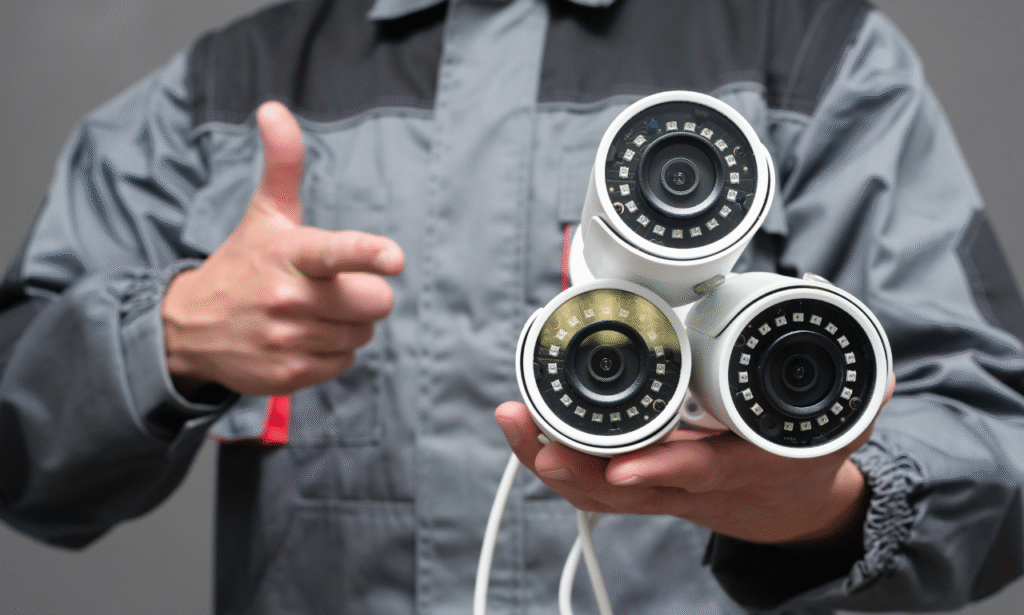 home security camera installation