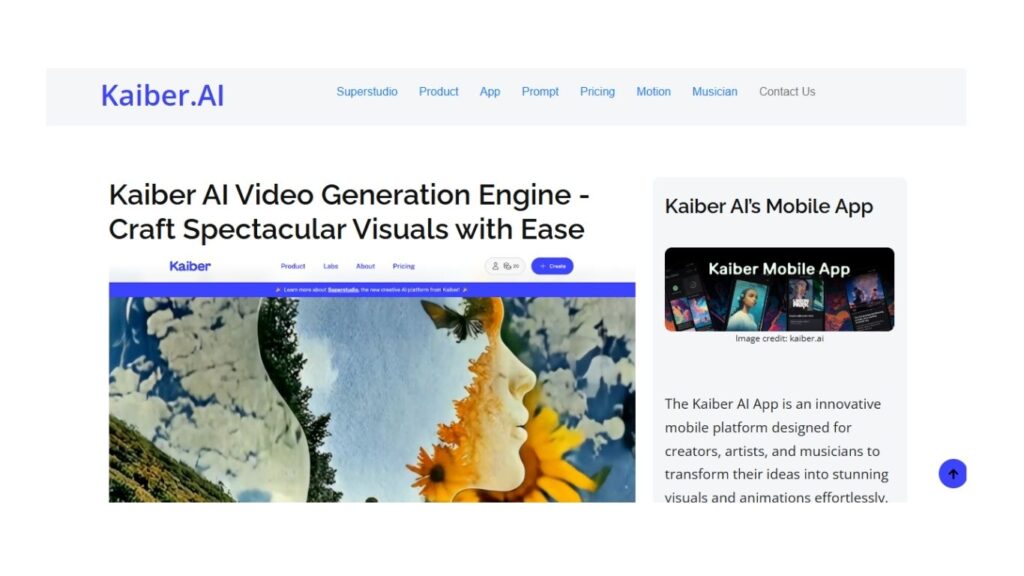 Kaiber AI: Transforming Video Creation with AI-Powered Storytelling 1 Untitled design 8
