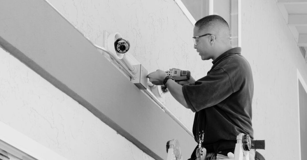 commercial camera installation